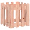 vidaXL Jardinera con dise&ntilde;o de valla madera maciza Douglas 40x40x40 cm