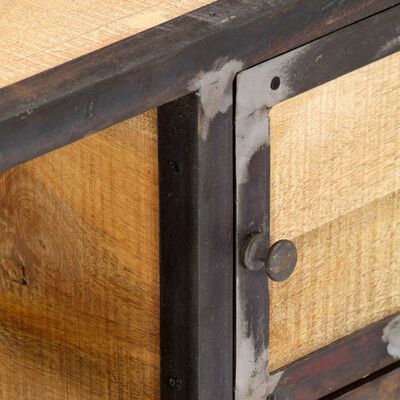 vidaXL Mueble de TV de madera maciza de mango 120x30x42 cm