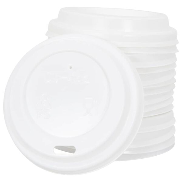 vidaXL Tapas de cart&oacute;n para vasos de caf&eacute; &Oslash;60 mm 4oz 1000 uds