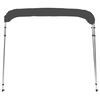 vidaXL Toldo Bimini de 4 arcos gris antracita 243x196x137 cm