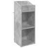vidaXL Mueble para discos de vinilo Gris Hormig&oacute;n 36 x 36 x 95,5 cm