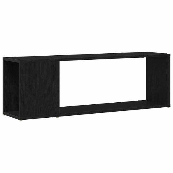 vidaXL Conjunto de mueble de TV Negro 100 x 24 x 63 cm