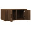 vidaXL Mesa de centro madera contrachapada roble marrón 80x50x36 cm