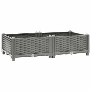 vidaXL Arriate polipropileno 80x40x23 cm