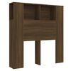 vidaXL Armario cabecero marr&oacute;n roble 100x18,5x102,5 cm