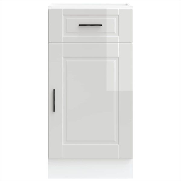 vidaXL Mueble bajo de cocina&nbsp;porto alto brillo blanco