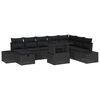 vidaXL Conjunto de sof&aacute; de jard&iacute;n 11 uds. rat&aacute;n sint&eacute;tico