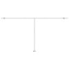 vidaXL Toldo de pie retr&aacute;ctil manual crema 600x350 cm