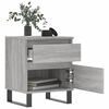 vidaXL Mesita de noche 2 uds madera ingenier&iacute;a gris Sonoma 40x35x50 cm