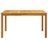 vidaXL Juego de comedor de jardín 5 piezas 140x80x74 cm madera maciza de acacia