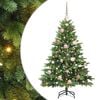vidaXL &Aacute;rbol de Navidad artificial con 150 LED Verde 120 cm PE y PVC