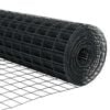 vidaXL Cerca Euro Gris 1.6 x 10 m Hierro recubierto de PVC