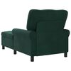 vidaXL Sill&oacute;n reclinable Verde oscuro 91 x 157 x 91 cm Terciopelo