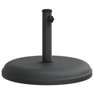 vidaXL Base de sombrilla redonda para palos de &Oslash;32/35/38 mm 15 kg
