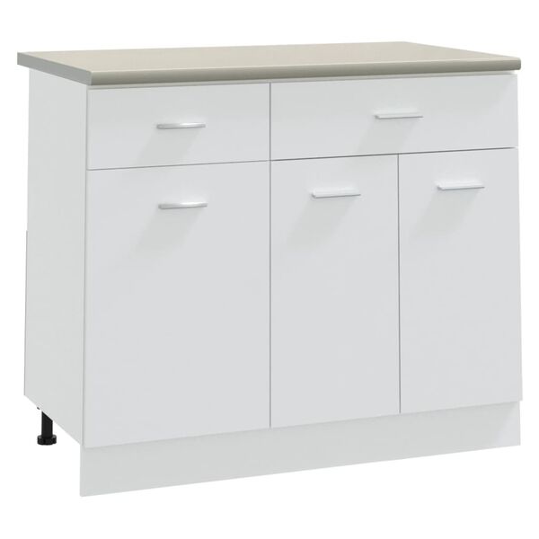 vidaXL Encimera de cocina madera ingenier&iacute;a crema 100x60x2,8 cm