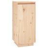 vidaXL Zapatero de madera maciza de pino 35x35x80 cm