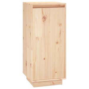 vidaXL Zapatero de madera maciza de pino 35x35x80 cm