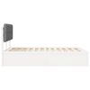 vidaXL Estructura de Cama con Cabecera Tapizada Gris Claro