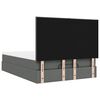 vidaXL Estructura cama otomana colch&oacute;n tela gris oscuro 140x200cm