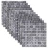 vidaXL Baldosas de Mosaico Gris 30 x 30 cm M&aacute;rmol