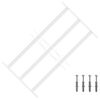 vidaXL Reja de Seguridad para Ventanas con 3 Barandas 43-74 cm