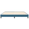 vidaXL Cama box spring sin colch&oacute;n azul oscuro terciopelo 200x210 cm