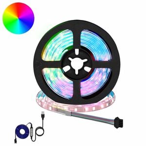 vidaXL Tira LED 2 uds. Negro y Transparente Cobre y pl&aacute;stico