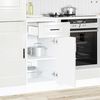 vidaXL Mueble bajo de cocina&nbsp;porto alto brillo blanco