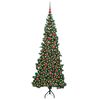 vidaXL &Aacute;rbol de Navidad Artificial de Esquina Verde 180 cm PVC y Metal
