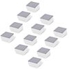 vidaXL Focos empotrables LED 12 uds 100x100x68 mm
