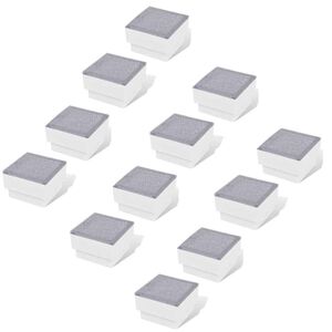 vidaXL Focos empotrables LED 12 uds 100x100x68 mm