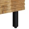 vidaXL Aparador marr&oacute;n 60x33x75 cm madera maciza mango