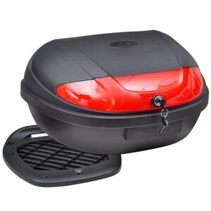 vidaXL Ba&uacute;l para motos 2 cascos 72 L