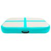 vidaXL Esterilla inflable de gimnasia con bomba PVC verde 60x100x20 cm