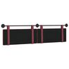 vidaXL Cabecera Colgante Liso Rojo vino 210 x 55 x 5 cm tela
