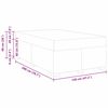 vidaXL Estructura de cama con colch&oacute;n Taup&eacute; 120 x 200 cm tela
