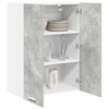 vidaXL Mueble colgante con puerta Gris Concreto 60 x 31 x 80 cm