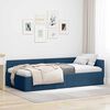 vidaXL Estructura de cama en esquina Azul 90 cm x 190 cm Terciopelo