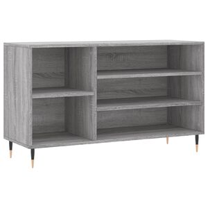 vidaXL Zapatero madera contrachapada gris Sonoma 102x36x60 cm