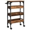 vidaXL Carro de Cocina Madera Vieja 53 x 20 x 76 cm