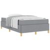 vidaXL Estructura de cama Gris Claro 120 x 200 cm tela