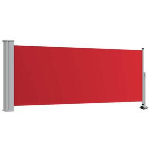 vidaXL Toldo lateral retr&aacute;ctil de jard&iacute;n o terraza rojo 100x300 cm