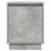 vidaXL Armario de Noche 2 pcs Gris Concreto 39 x 34,5 x 50 cm