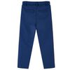 Pantalones infantiles con cord&oacute;n azul marino 128