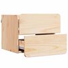 vidaXL Mesita de Noche Marrón 39 x 34 x 33 cm Madera de pino maciza
