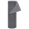 vidaXL Almohadilla absorbente de aceite gris 40x1000 cm