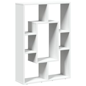 vidaXL Librer&iacute;a de madera de ingenier&iacute;a blanca 63x20x90 cm