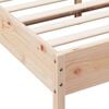 vidaXL Estructura de cama sin colch&oacute;n madera de pino blanca 140x200 cm