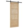vidaXL Puerta Corredera ORKDAL Marr&oacute;n 83 x 211 cm