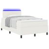 vidaXL Cama tipo Box Spring Manual Crema y Blanco 193 x 120 x 88 cm